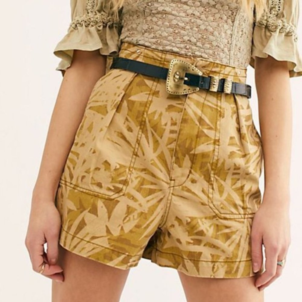 FREE PEOPLE High Rise Utility Shorts NWOT - Picture 10 of 11
